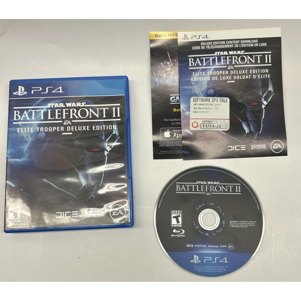 Star Wars Battlefront II Elite Trooper Deluxe Edition Sony PS4 2017 Tested